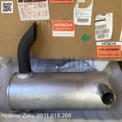 Ống xả Hitachi ZX120 ZX135 động cơ Isuzu 4BG1 chính hãng