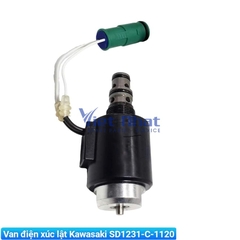 Van điện xúc lật Kawasaki SD1231-C-1120 điều khiển pilot, hàng China