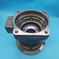 Vỏ mô tơ quay toa máy xúc Hitachi ZX120 ZX135 ZX140, chi tiết lòng vỏ và cổng bắt bulong, sản phẩm mới 100%.