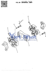 Vòng bi chữ thập Ủi D60 D75 144-10-12620 CROSS PIN ASS'Y