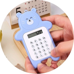 Máy Tính Mini Gấu Bỏ Túi Dễ Thương