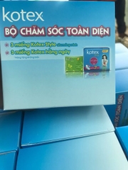 Hộp KOTEX chăm sóc toàn diện (3 bvs hằng ngày+ 3 kotex mỏng cánh)