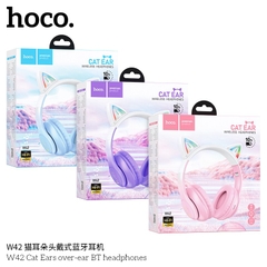 Tai nghe bluetooth HOCO W42 mèo chụp tai headphone chính hãng [BH 1 NĂM]