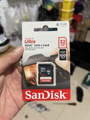 Thẻ nhớ lớn cho máy ảnh SANDISK 32Gb SDHC Ultra Lite 100Mb/s chính hãng [BH 2 năm]