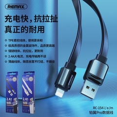 Cáp sạc nhanh REMAX RC-154i usb ra iphone lightning  chính  hãng [BH 6 Tháng]