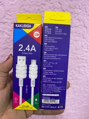 Cáp sạc nhanh Samsung KAKU KSC-710 3.0A dây dù Micro 1.2m chính hãng [BH 6 tháng]