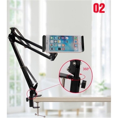 Chân kẹp điện thoại iPad STAND cao cấp kẹp cạnh bàn / đầu giường