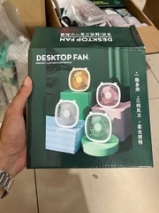 Quạt đèn lớn sạc pin để bàn siêu mát Desktop Fan [BH Test]