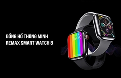 Đồng hồ thông minh Remax Watch 8 {Trắng Xám/ Đen} Smart Watch chính hãng (giống Apple Watch) [BH 1 Năm]