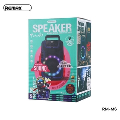 Loa bluetooth REMAX RB-M6 karaoke (có lỗ gắn mic) chính hãng [BH 1 năm]