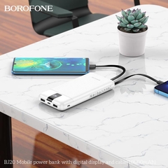 Pin sạc dự phòng Borofone BJ20 10.000mAh kèm cáp chính hãng [BH 1 năm]