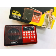 Loa pháp BKK KK50c chính hãng có đèn pin, 1 pin, nghe nhạc, nghe kinh, nghe đài FM, USB Thẻ nhớ [BH 6 tháng]