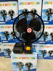 [Đặt trước] Quạt sạc để bàn LITHUM BATTERY FAN 10 inch  cao cấp loại [BH: 6 THÁNG]