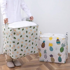 Túi giỏ vải vuông 100 lít cao cấp đựng quần áo Washday [BH: NONE]