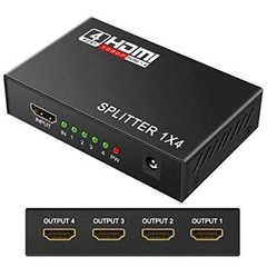 Bộ chia HDMI 1 ra 4 HDMI SPLITTER 1 TO 4 full HD 1080 [BH: 1 tháng]