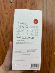 Bộ sạc nhanh 33w REDMI Note 11 6A QC3.0 zin (cóc 1 cổng usb, cáp usb ra type-c) [BH 6 tháng]