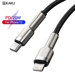 Cáp sạc nhanh PD 20w KAKU 685 cho iphone 11 12 13 dài 1.2m (Type C ra iPhone Lightning) dây dù chính hãng [BH: 6 Tháng]