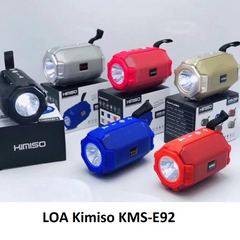 LOA BLUETOOTH KIMISO KMS-E92+ CÓ ĐÈN PIN CHÍNH HÃNG [BH 6 THÁNG]