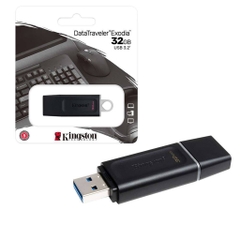 Usb 3.2 Kingston DTX nắp đậy 64Gb DataTraveler Exodia chính hãng [BH 2 năm]