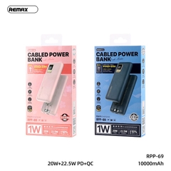 Pin sạc nhanh 22.5w REMAX RPP-69 10.000mAh dự phòng chính hãng [BH 1 năm]