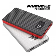 Pin sạc dự phòng PINENG PN-969 20.000 mAh có màn hình LCD chính hãng (BH 3 Tháng)