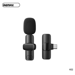 Micro thu âm không dây Youtuber REMAX K02 cho Type C livestream chính hãng [BH 1 năm]