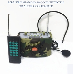 Loa bluetooth trợ giảng, bẫy chim ZY E-898 có remote điều khiển từ xa, micro có dây [BH 6 tháng]