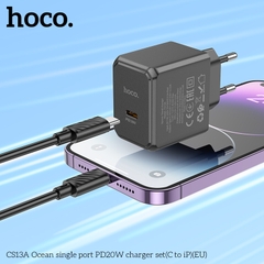 Cóc sạc nhanh 20W HOCO CS13A (1 cổng type-c) chính hãng [BH 1 NĂM] / pktn sale