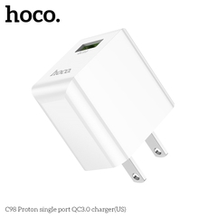 Cóc sạc nhanh 18w HOCO C98 (1 cổng usb) chính hãng [BH 1 năm]