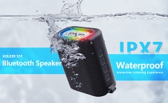 Loa bluetooth KOLEER S31 (ko có led) chống nước waterproof có dây đeo siêu hay [BH 6 tháng]