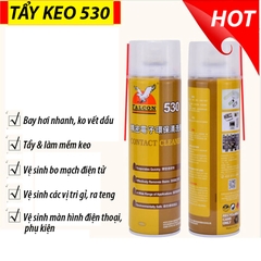 Nước tẩy rửa màn hình, keo kính Falcon 530 chai 550ml