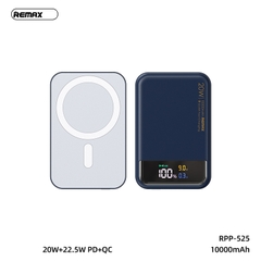 Pin sạc nhanh 22.5w không dây Remax RPP-525 10.000mAh mẫu magsafe dự phòng QC3.0+PD 22.5W chính hãng [BH 1 năm]