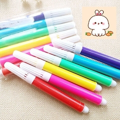 Set bút lông dạ 12 màu cho bé học tô vẽ