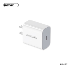 Cóc sạc nhanh 20w Remax RP-U97 PD (1 cổng Type C) cho iphone 11 12 13 chính hãng [BH 1 Năm]