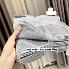Combo 10 khăn vải 2 mặt đa năng siêu thấm size 20x20 tắm rửa