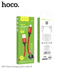 {Bịch 100c: 11.3k/1sp} Cáp sạc dây dù Hoco X89 usb ra iphone lightning dài 1m chính hãng [BH 1 Năm]