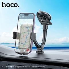 Giá đỡ kẹp điện thoại xe hơi HOCO H27 (trên taplo / kính ô tô) chính hãng [BH 1 năm]