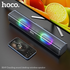 Loa bluetooth Hoco BS49 dài đẹp led đổi màu siêu hay chính hãng [BH 1 năm]