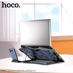 Fan đế tản nhiệt Laptop HOCO GM27 8 quạt chính hãng [BH 1 năm]