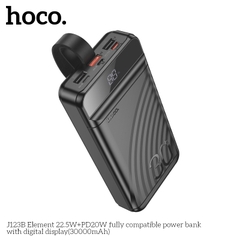 Pin sạc nhanh 22.5w HOCO J123B 30.000mAh dự phòng có đèn pin chính hãng [BH 1 năm]