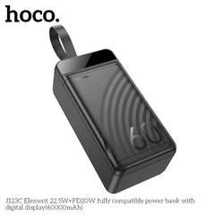 Pin sạc nhanh 22.5w HOCO J123C 60.000mAh dự phòng có đèn pin chính hãng [BH 1 năm]