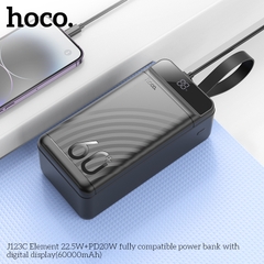 Pin sạc nhanh 22.5w HOCO J123C 60.000mAh dự phòng có đèn pin chính hãng [BH 1 năm]