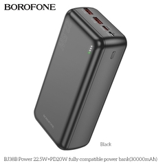 Pin sạc nhanh 22.5W Borofone BJ38B 30.000mAh dự phòng chính hãng [BH 1 NĂM]