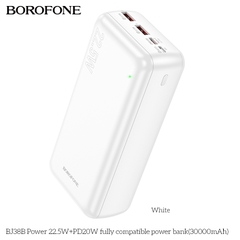 Pin sạc nhanh 22.5W Borofone BJ38B 30.000mAh dự phòng chính hãng [BH 1 NĂM]