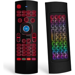 Bàn phím chuột bay remote KM900 có led (New verison) có voice mic (nút voice là chữ E trên điều khiển) [BH 3 tháng]