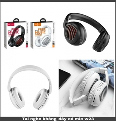 Tai nghe bluetooth Hoco W23 (headphone chụp tai) chính hãng [BH 1 năm]