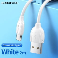 Cáp sạc BOROFONE BX19 usb ra Type C 2M chính hãng [BH 6 tháng]