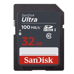 Thẻ nhớ lớn cho máy ảnh SANDISK 32Gb SDHC Ultra Lite 100Mb/s chính hãng [BH 2 năm]