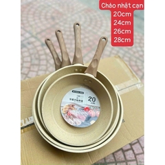 Chảo chống dính vân đá (xài được bếp từ) 20cm DẸT Emoojoo xuất Hàn [BH: NONE]
