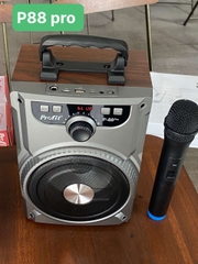 Loa bluetooth PROFIT P88 PRO kèm mic karaoke không dây siêu hay [BH 6 Tháng]